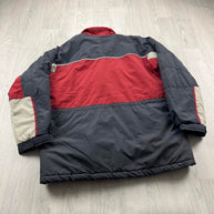 VINTAGE Y2K COLUMBIA UTILITY SKI JACKET RED GREY