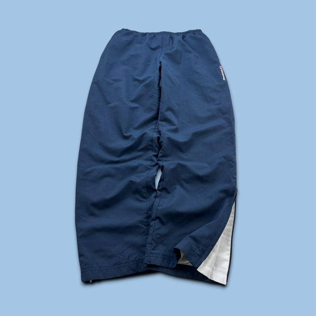 VINTAGE Y2K REEBOK BAGGY TRACKSUIT BOTTOMS NAVY