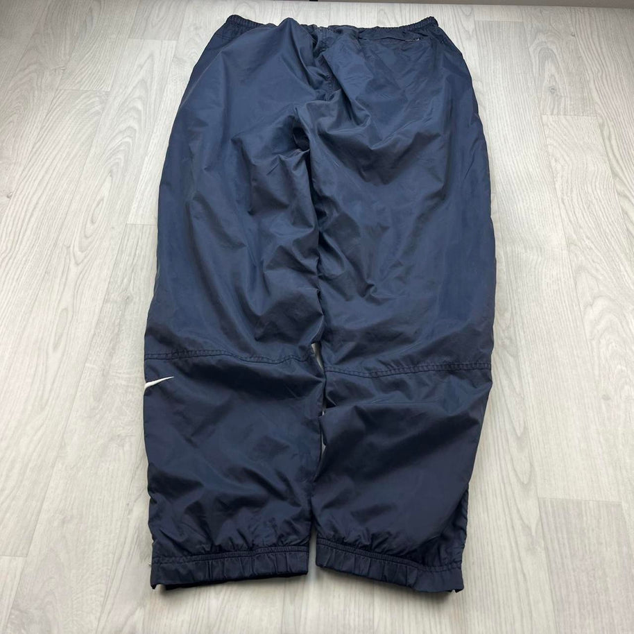 VINTAGE Y2K NIKE BAGGY TRACKSUIT BOTTOMS NAVY