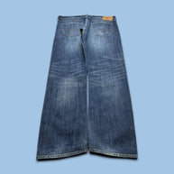 VINTAGE Y2K REPLAY JENNON STRAIGHT LEG JEANS NAVY BLUE