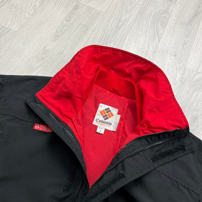 VINTAGE 00s COLUMBIA UTILITY BOMBER JACKET BLACK RED