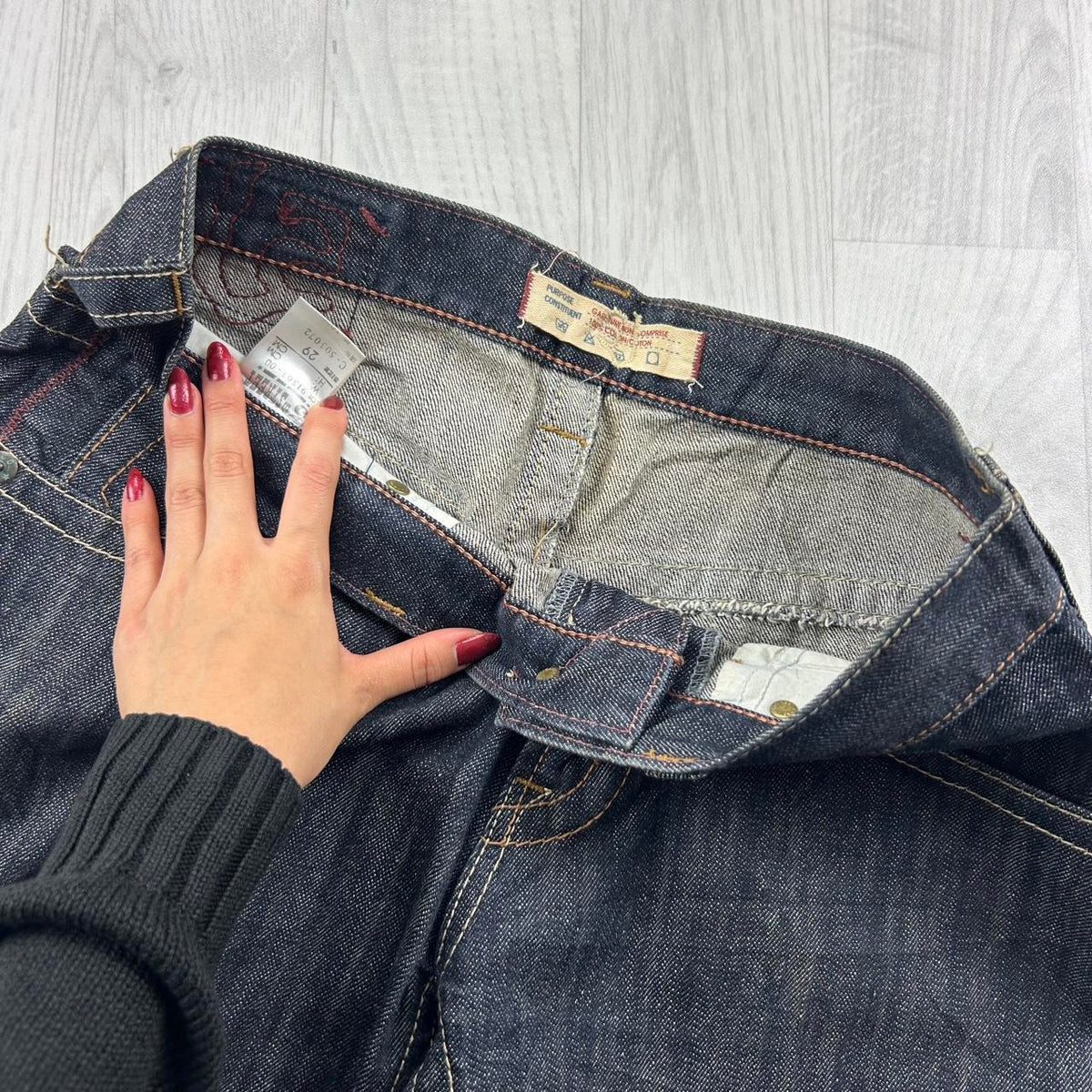 VINTAGE Y2K 5TH STREET BAGGY JEANS BLACK