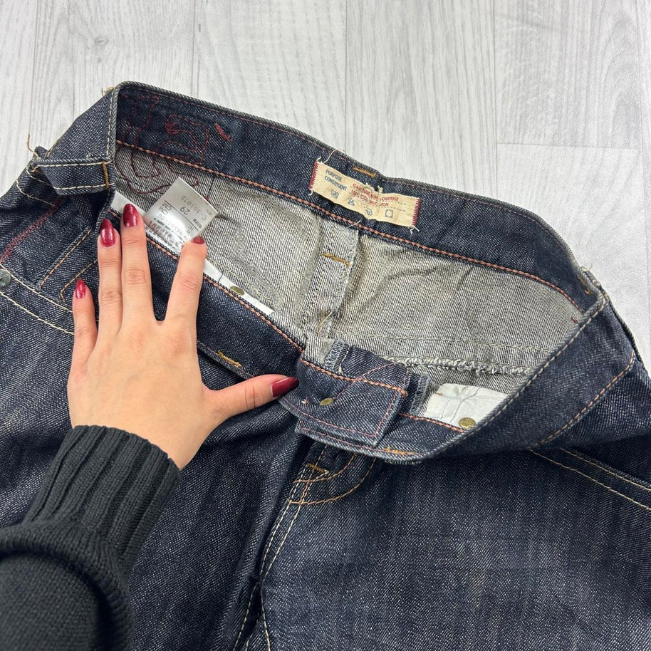 VINTAGE Y2K 5TH STREET BAGGY JEANS BLACK