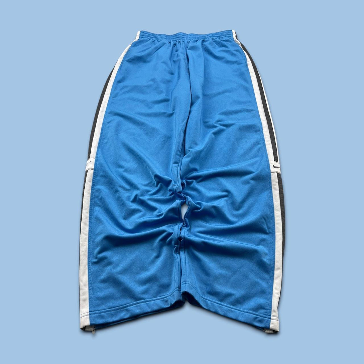 VINTAGE Y2K NIKE BAGGY TRACKSUIT BOTTOMS SKY BLUE