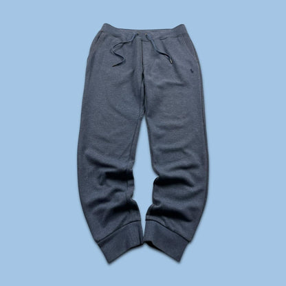 VINTAGE POLO RALPH LAUREN COTTON SWEATPANTS BLUE