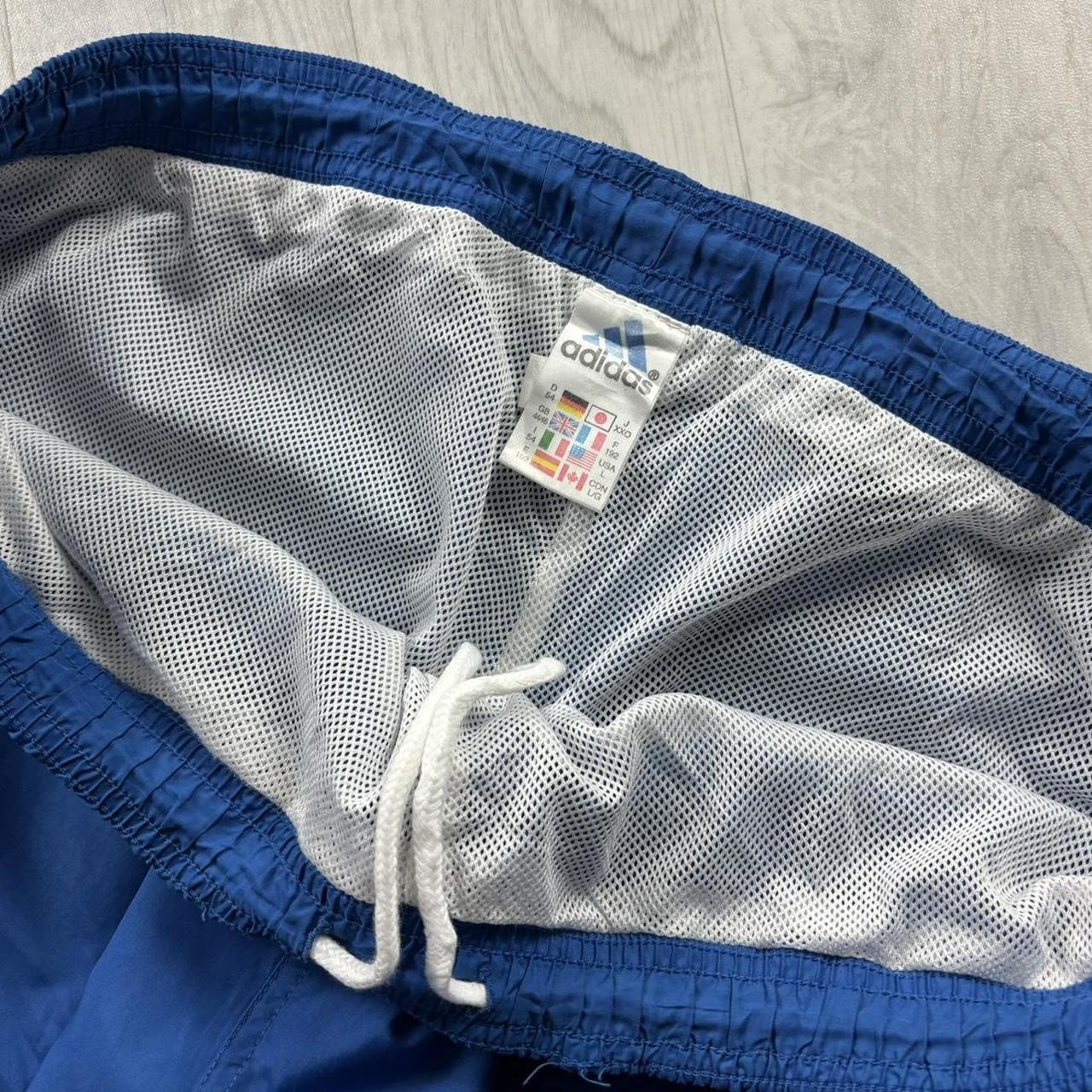 VINTAGE Y2K ADIDAS BAGGY TRACKSUIT BOTTOMS BLUE
