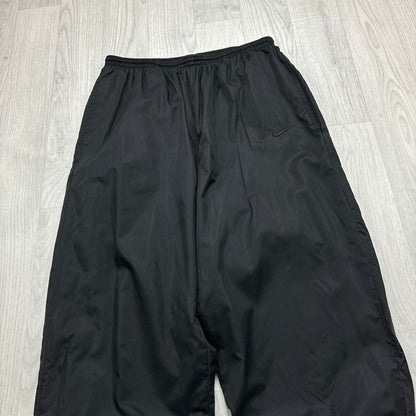 VINTAGE 90s NIKE BAGGY TRACKSUIT BOTTOMS BLACK