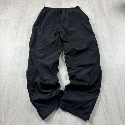VINTAGE Y2K REEBOK STRAIGHT LEG TRACKSUIT BOTTOMS BLACK