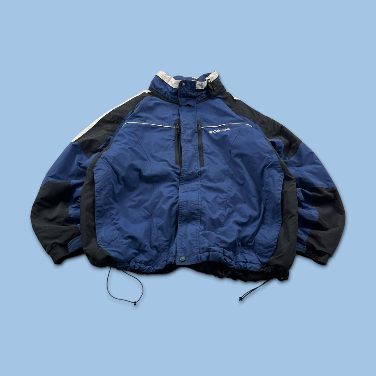 VINTAGE Y2K COLUMBIA TECHNICAL SKI JACKET BLUE