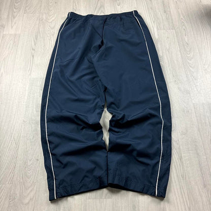 VINTAGE Y2K NIKE WIDE LEG BAGGY TRACKSUIT BOTTOMS NAVY