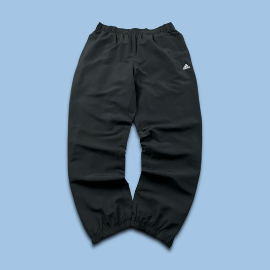 ADIDAS BAGGY TRACKSUIT BOTTOMS BLACK