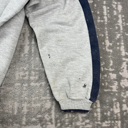 VINTAGE Y2K NIKE QUARTER ZIP SWEATSHIRT GREY