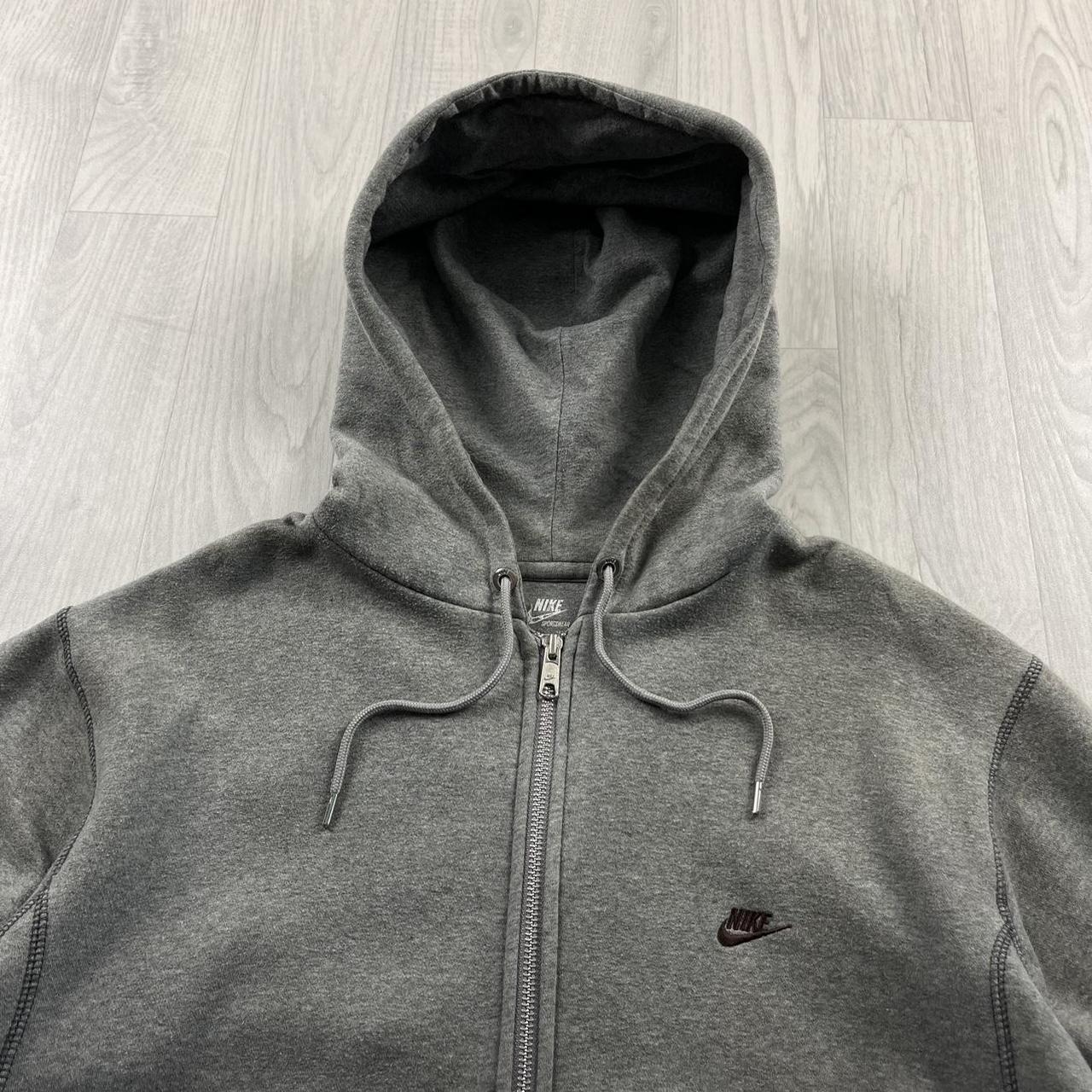VINTAGE Y2K NIKE ZIP HOODIE GREY