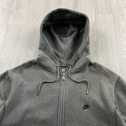 VINTAGE Y2K NIKE ZIP HOODIE GREY
