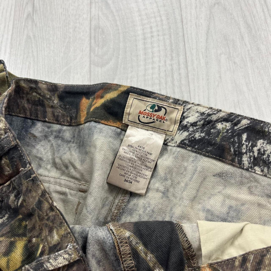 VINTAGE MOSSY OAK BAGGY CAMO CARGO PANTS