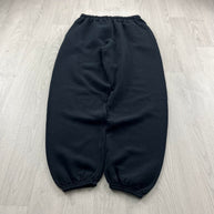 VINTAGE Y2K RUSSELL ATHLETIC BLANK BAGGY COTTON SWEATPANTS BLACK
