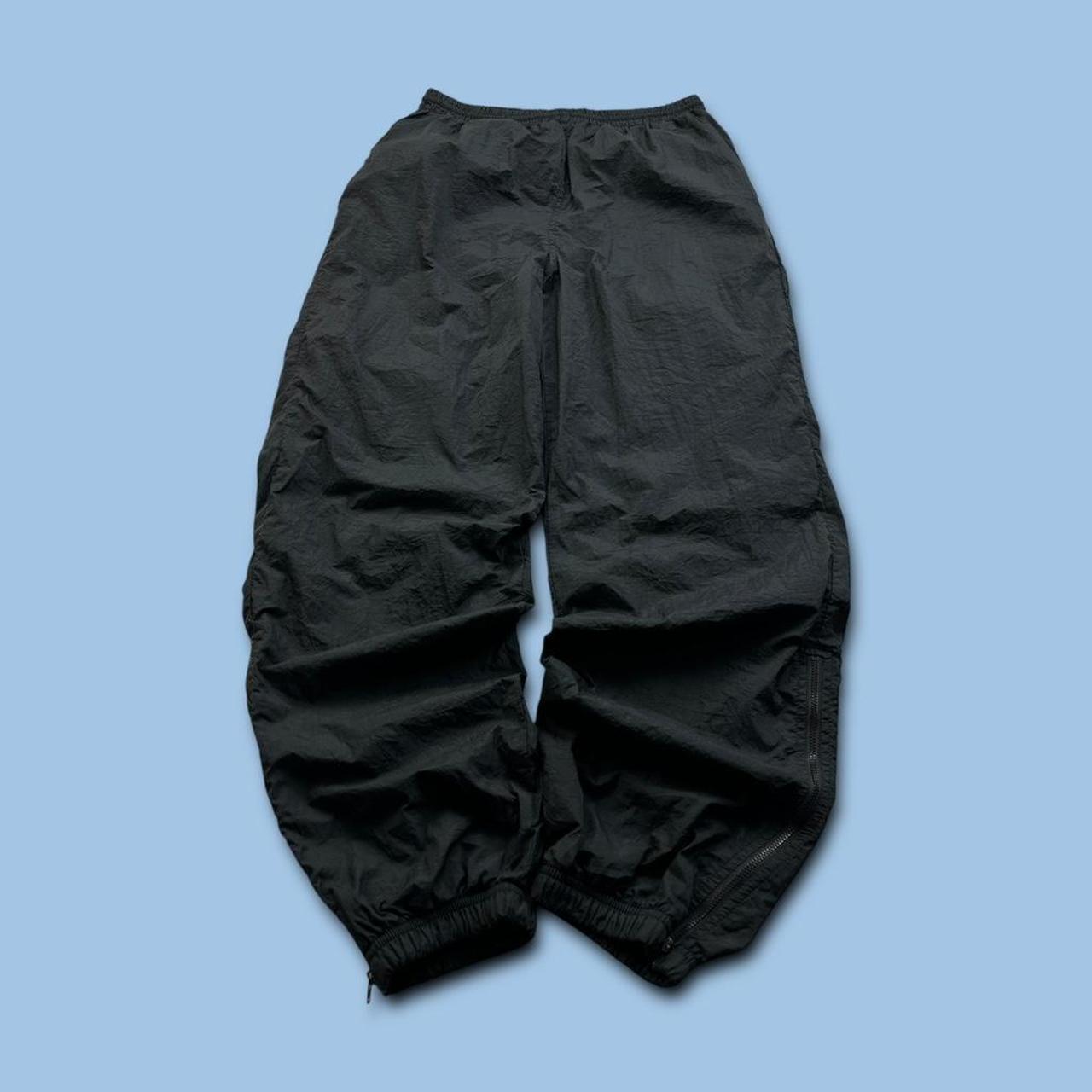 VINTAGE Y2K CHAMPION BAGGY TRACKSUIT BOTTOMS BLACK