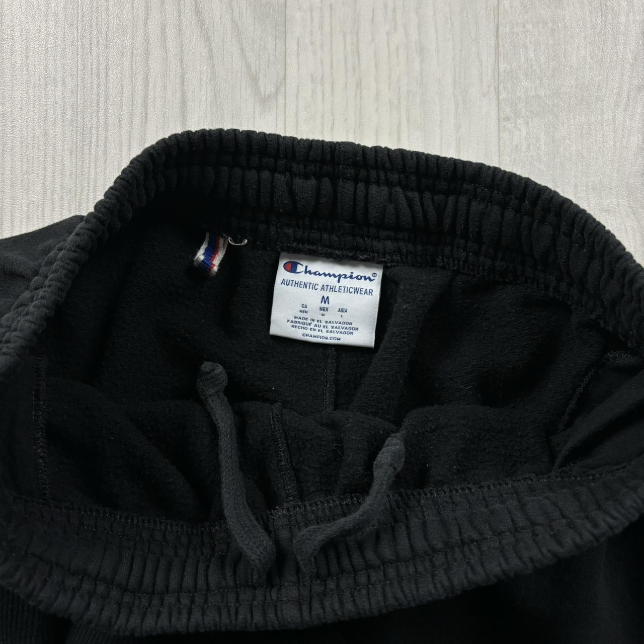 VINTAGE 00s CHAMPION COTTON SWEATPANTS BLACK