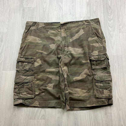 VINTAGE Y2K OCEAN PACIFIC BAGGY CAMO CARGO SHORTS
