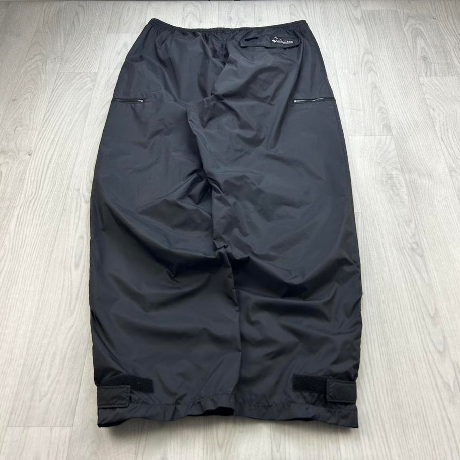 VINTAGE Y2K COLUMBIA BAGGY TRACKSUIT BOTTOMS BLACK