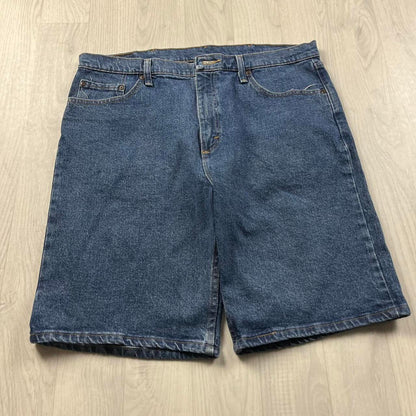 VINTAGE 00s WRANGLER BAGGY LOOSE JORTS BLUE