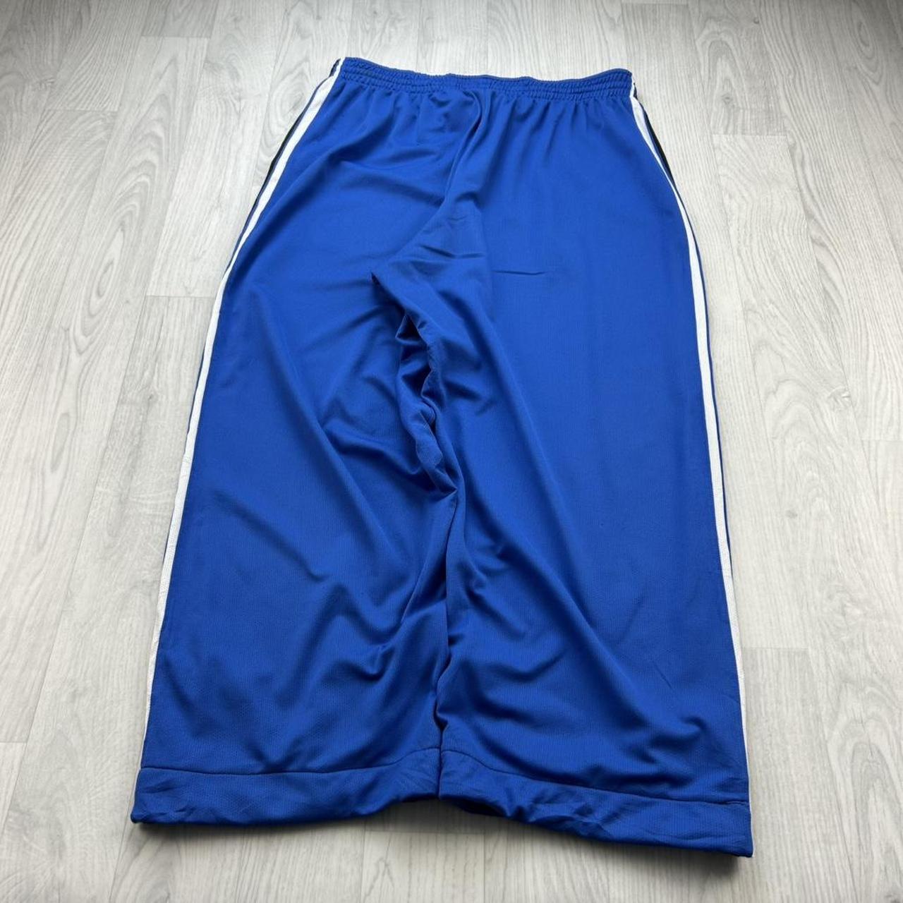 VINTAGE Y2K NIKE BASKETBALL BAGGY TRACKSUIT BOTTOMS BLUE