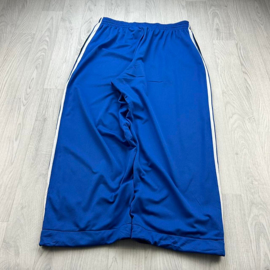 VINTAGE Y2K NIKE BASKETBALL BAGGY TRACKSUIT BOTTOMS BLUE