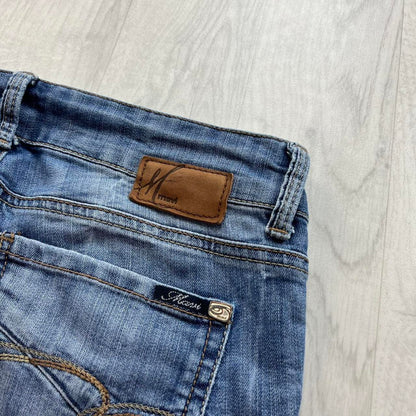 VINTAGE Y2K MAVI CATE LOW RISE SLIM BOOTCUT FLARED JEANS BLUE