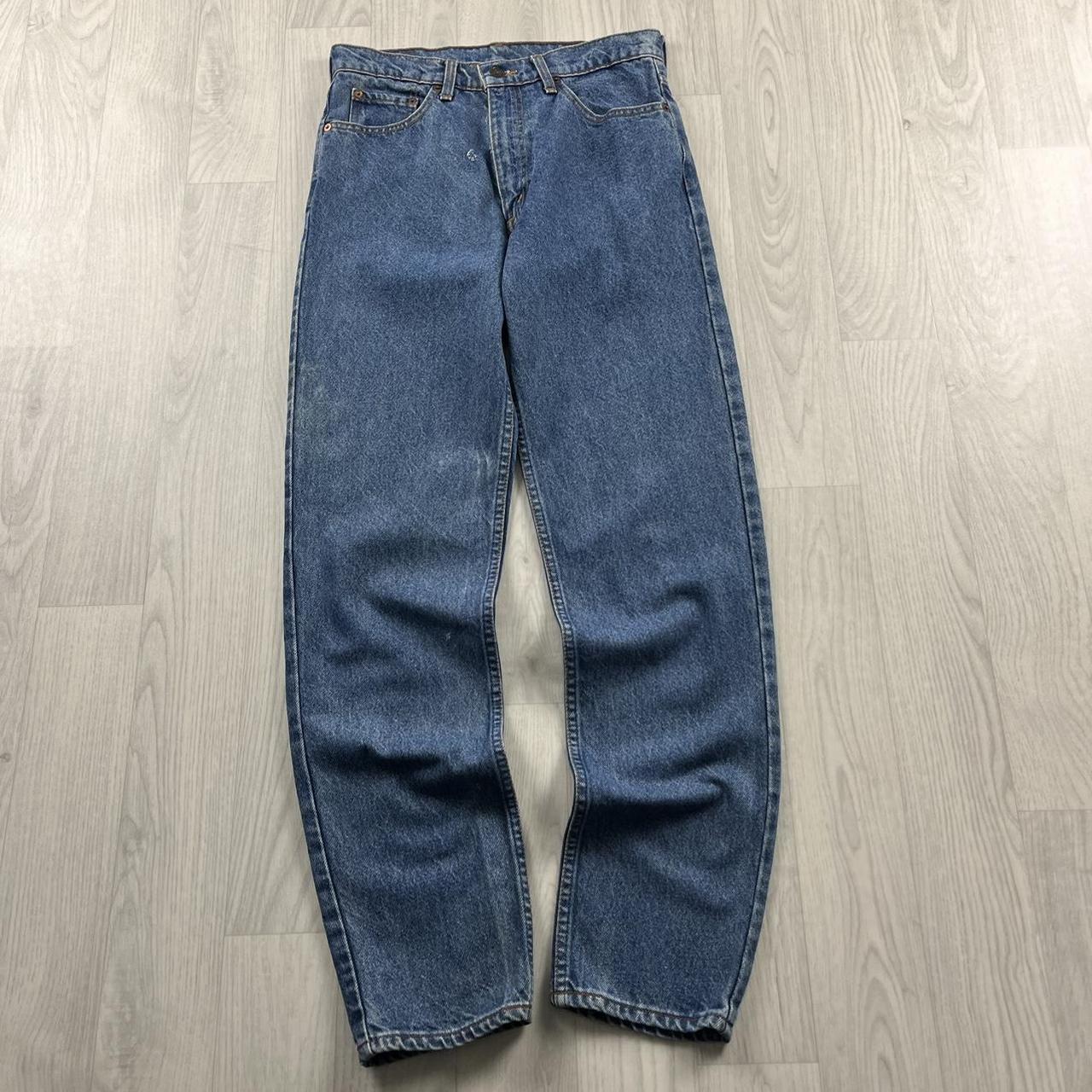 VINTAGE LEVIS RED TABS STRAIGHT TAPERED JEANS BLUE