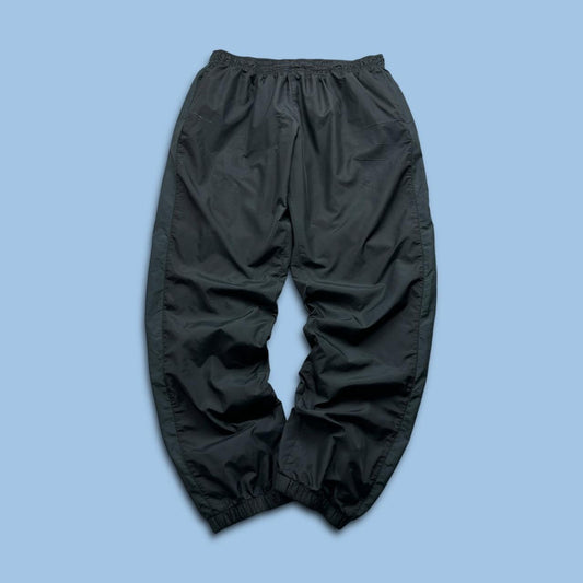 VINTAGE Y2K NIKE BLANK BAGGY TRACKSUIT BOTTOMS BLACK