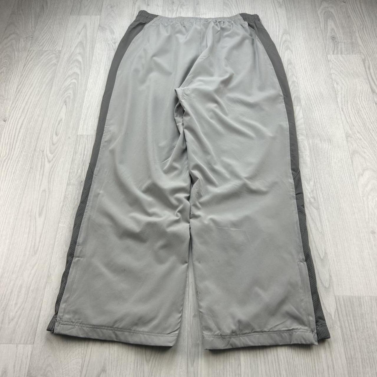 VINTAGE Y2K REEBOK BAGGY TRACKSUIT BOTTOMS GREY