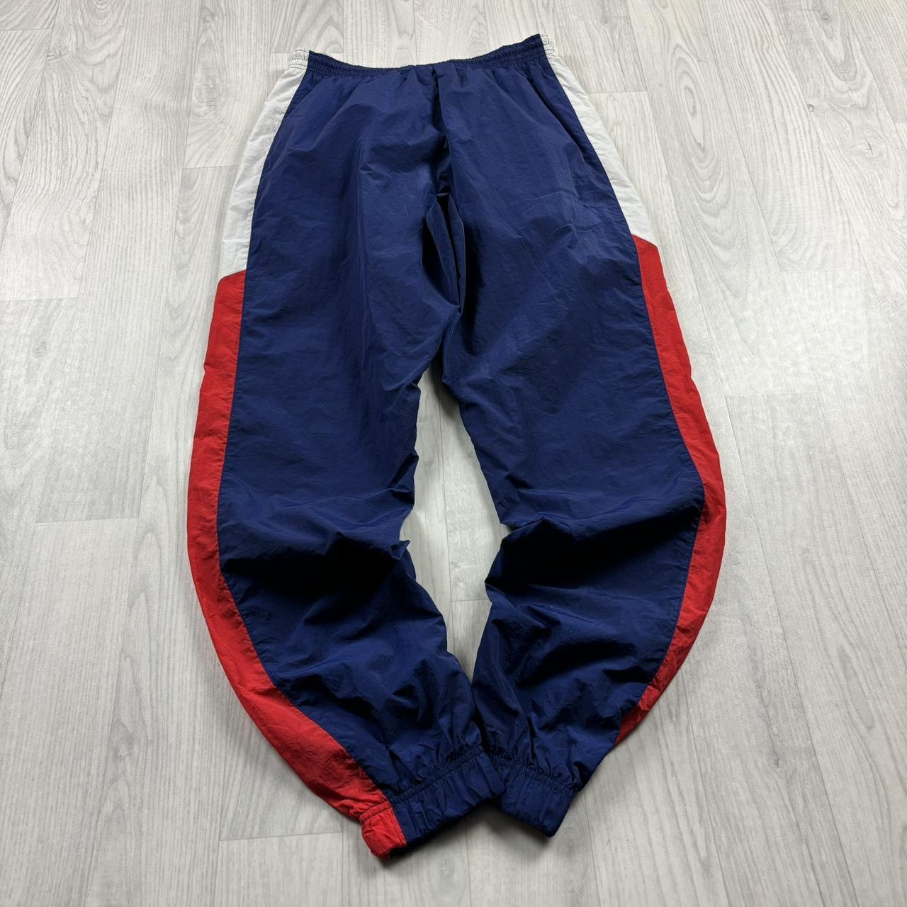 NIKE BAGGY SHELL TRACKSUIT BOTTOMS NAVY BLUE