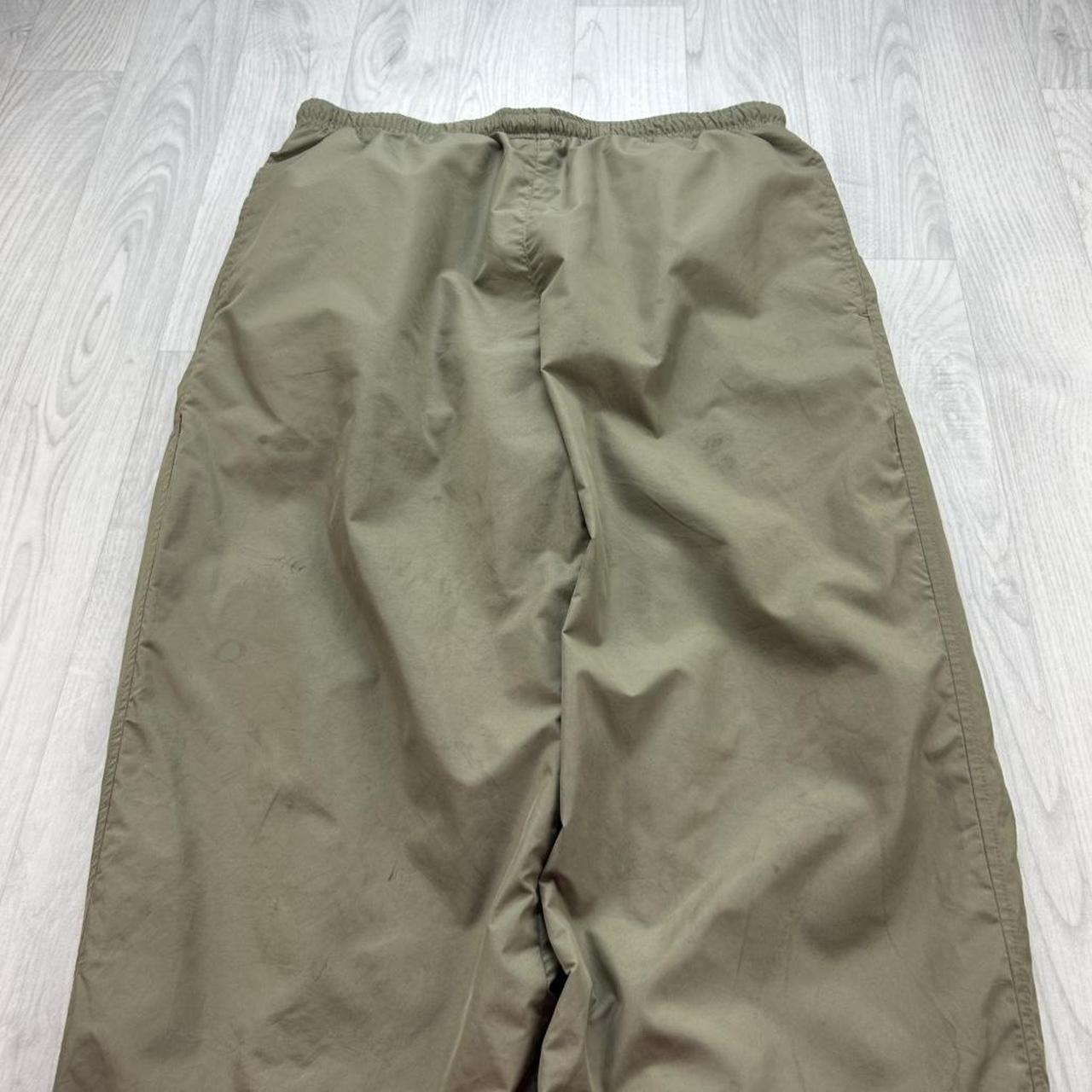 VINTAGE Y2K NIKE BAGGY TRACKSUIT BOTTOMS KHAKI