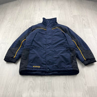 VINTAGE Y2K COLUMBIA PADDED UTILITY SKI JACKET NAVY