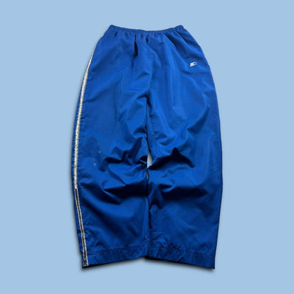 VINTAGE Y2K STARTER BAGGY TRACKSUIT BOTTOMS BLUE