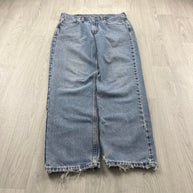 VINTAGE 00s LEVIS 550 BAGGY JEANS BLUE