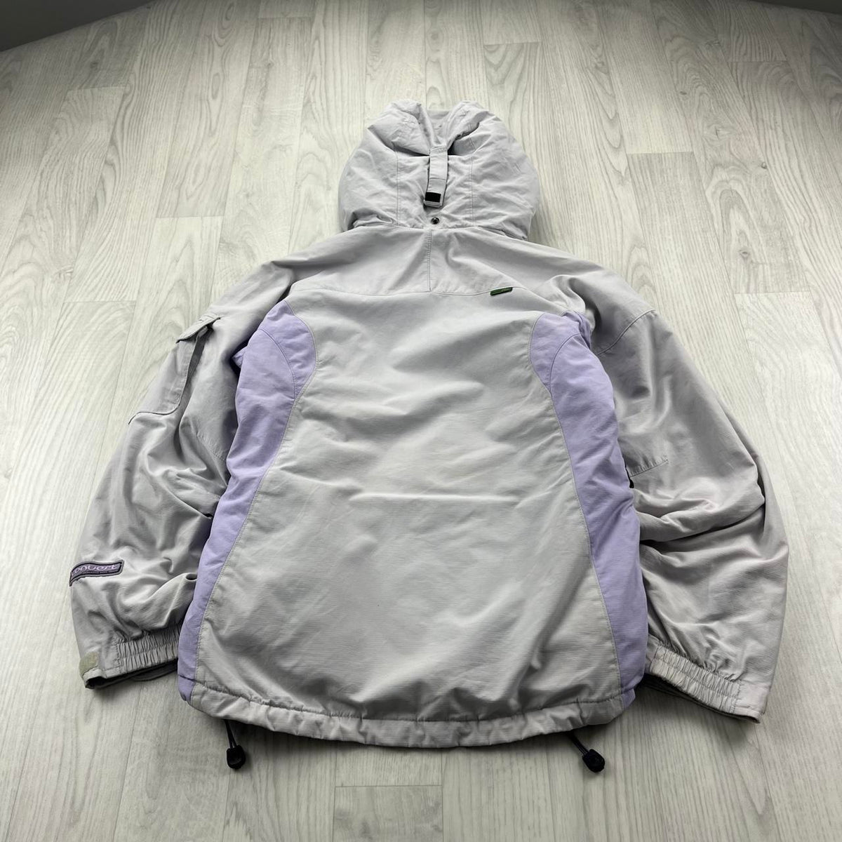 VINTAGE Y2K COLUMBIA TECHNICAL UTILITY SKI JACKET WHITE / LILAC