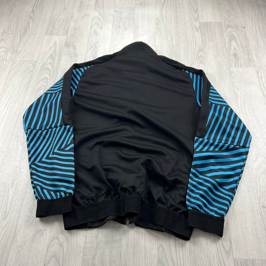 2018/19 PUMA MARSEILLE FOOTBALL TRACK JACKET BLACK / BLUE