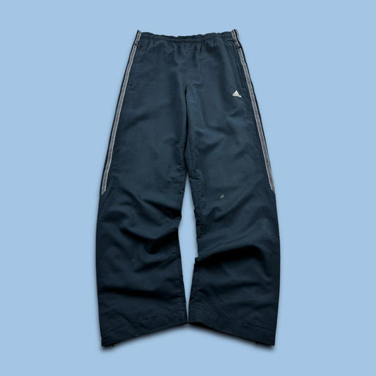 VINTAGE Y2K ADIDAS BAGGY TRACKSUIT BOTTOMS NAVY