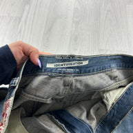 VINTAGE Y2K MUSTANG BAGGY JEANS BLUE