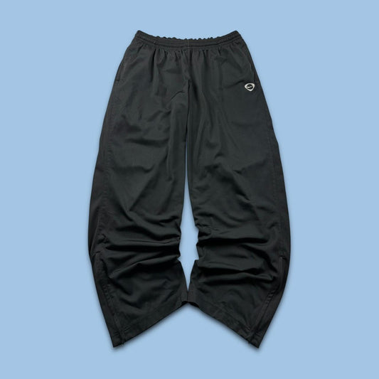 VINTAGE Y2K NIKE BAGGY WIDE LEG TRACKSUIT BOTTOMS BLACK