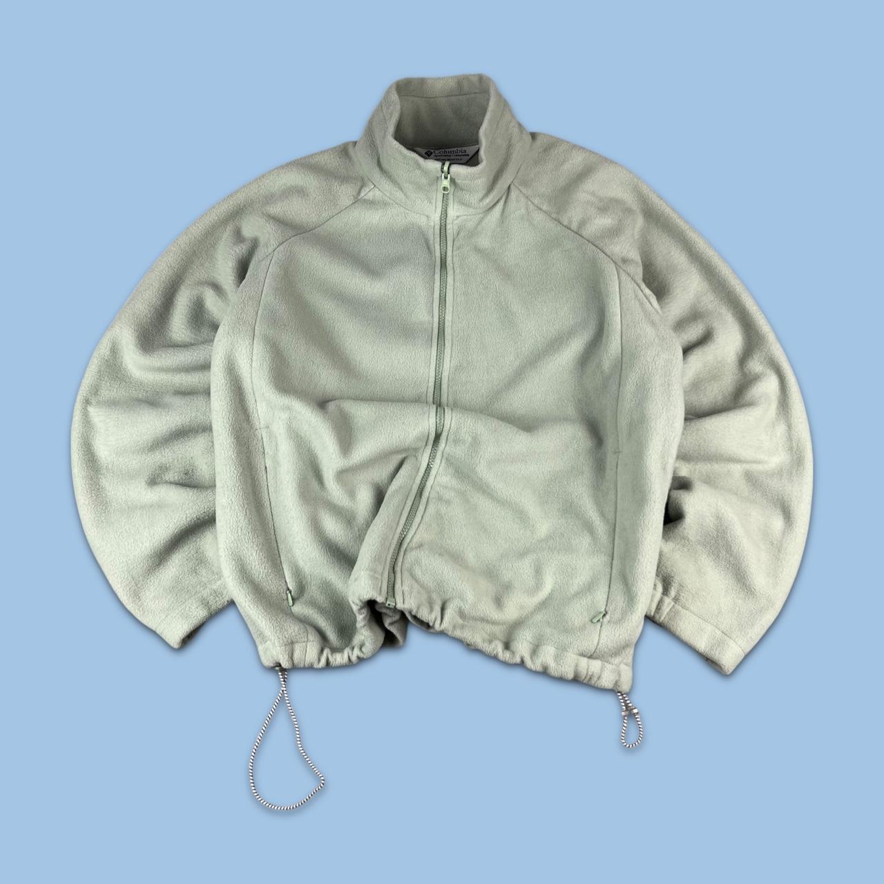 VINTAGE 00s COLUMBIA TECHNICAL FLEECE JACKET BEIGE