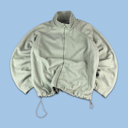 VINTAGE 00s COLUMBIA TECHNICAL FLEECE JACKET BEIGE