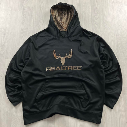 VINTAGE REALTREE HOODIE CAMO BLACK