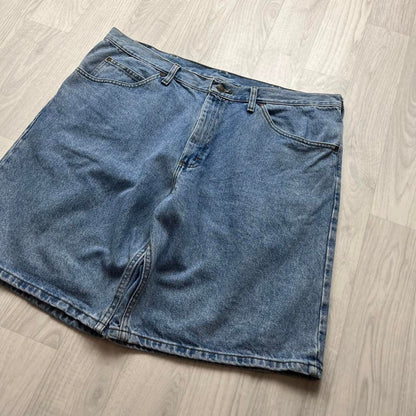 VINTAGE Y2K LEE BAGGY JORTS BLUE