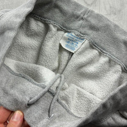 VINTAGE CHAMPION REVERSE WEAVE BAGGY COTTON SWEATPANTS GREY