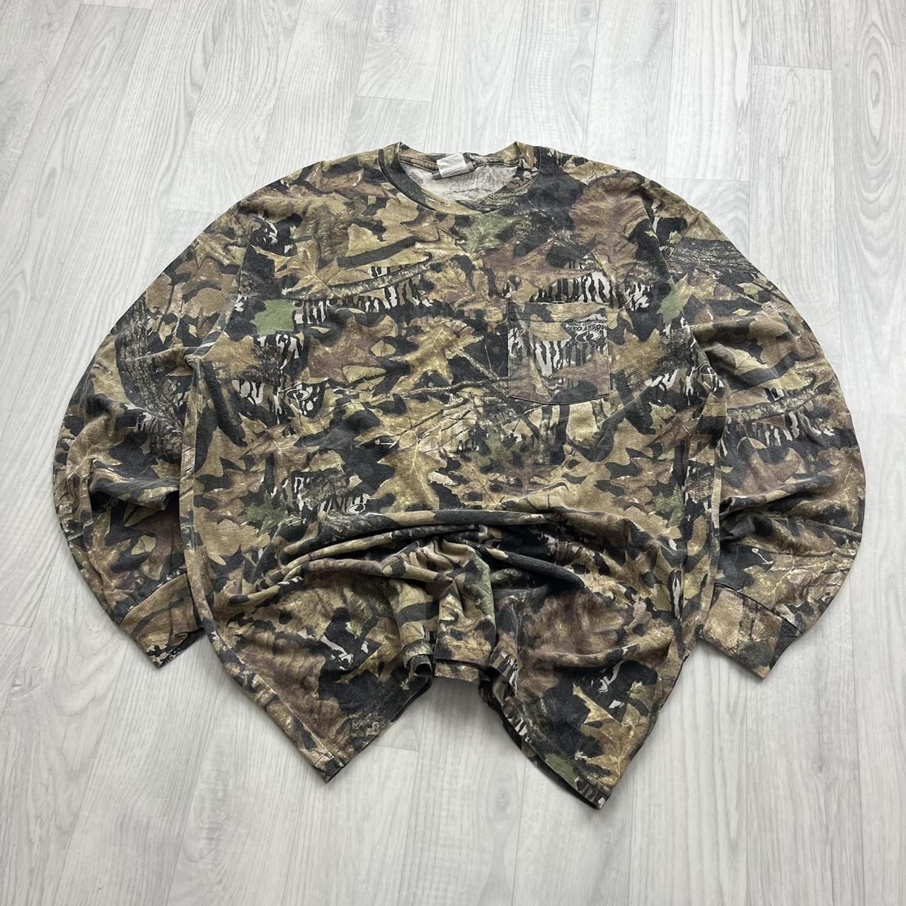 VINTAGE Y2K JERZEES REALTREE LONG SLEEVE T SHIRT CAMO