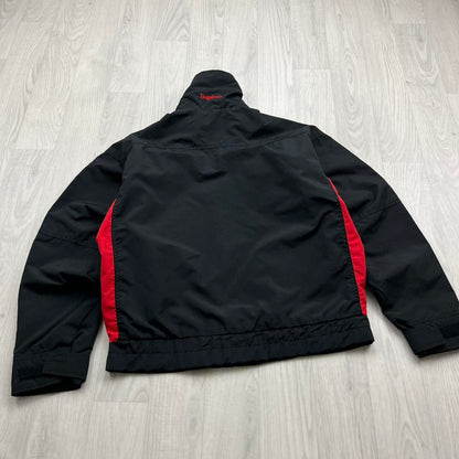 VINTAGE 00s COLUMBIA UTILITY BOMBER JACKET BLACK RED
