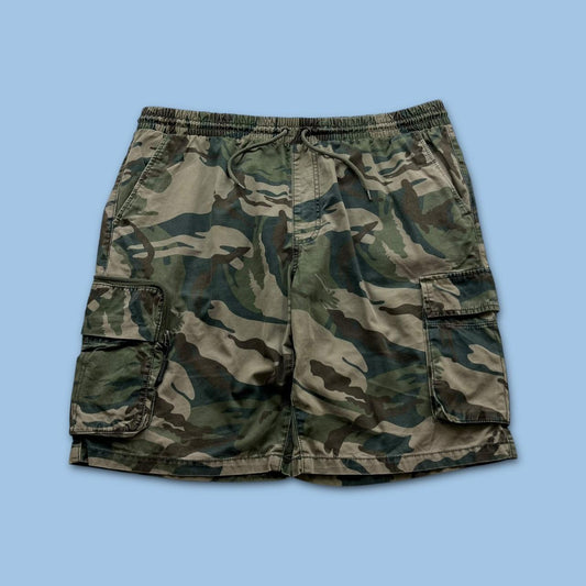 GEORGE BAGGY LOOSE CAMO SHORTS