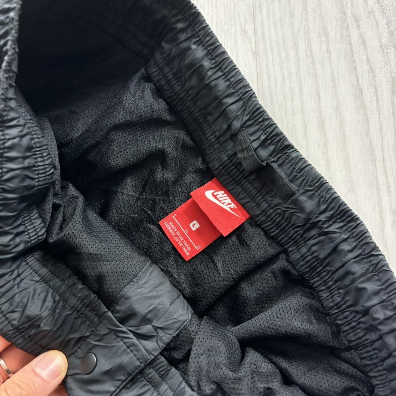 VINTAGE 00s NIKE BAGGY TRACKSUIT BOTTOMS BLACK